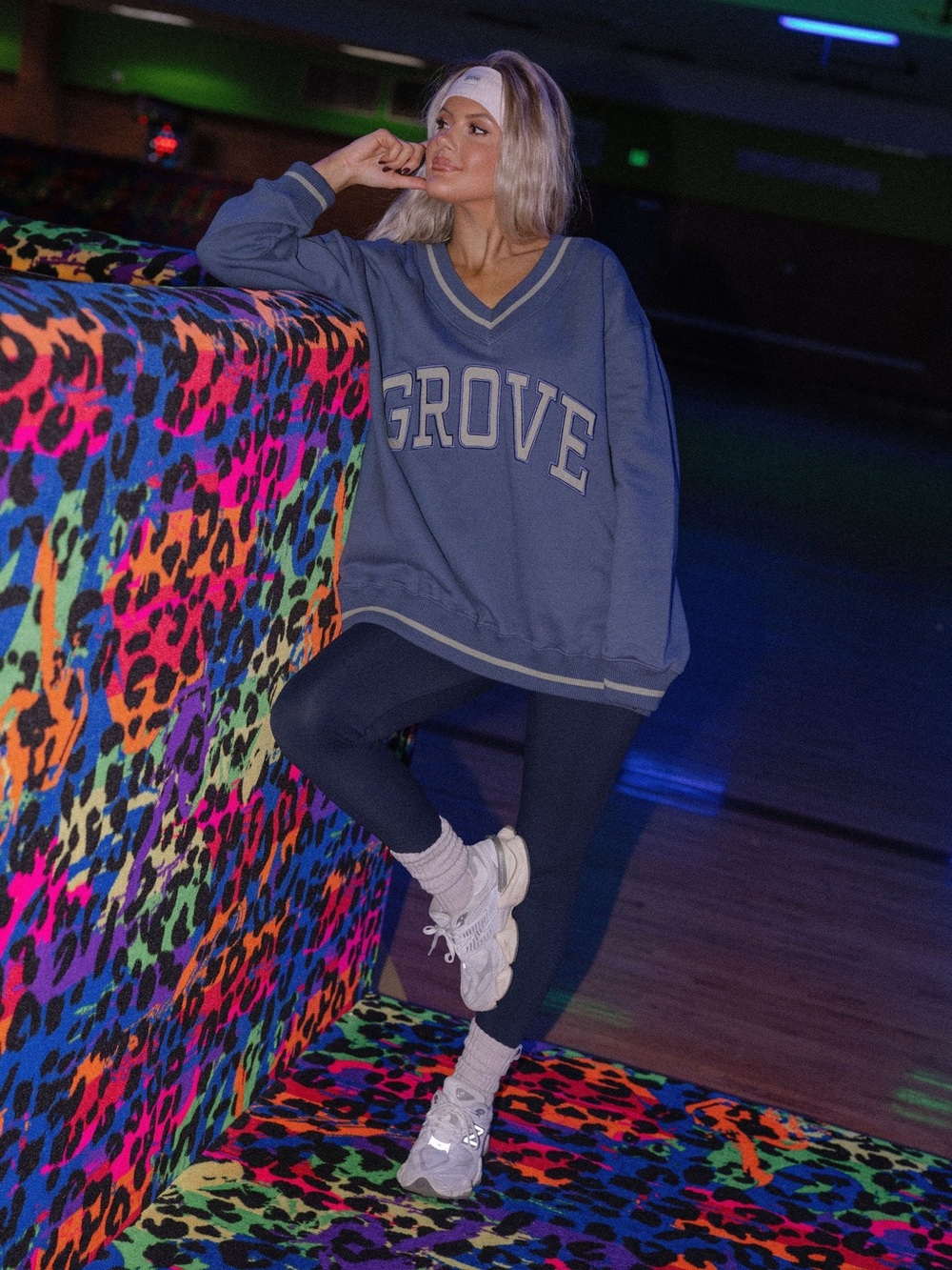 NWT Grove The Brand V Neck Sweatshirt